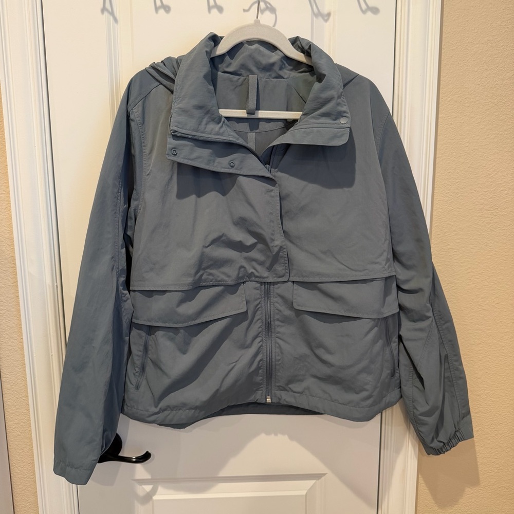 Lululemon Always Effortless Jacket Belgian Blue Size 12
